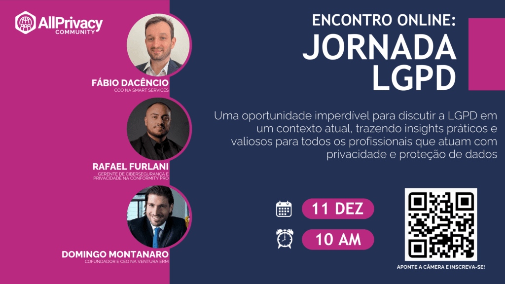 'Jornada LGPD': Um evento online da DPOnet pra você!