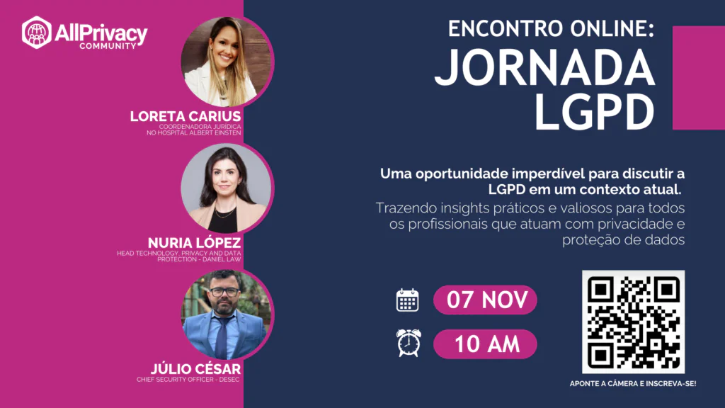 Evento Online Gratuito: 'Jornada LGPD'